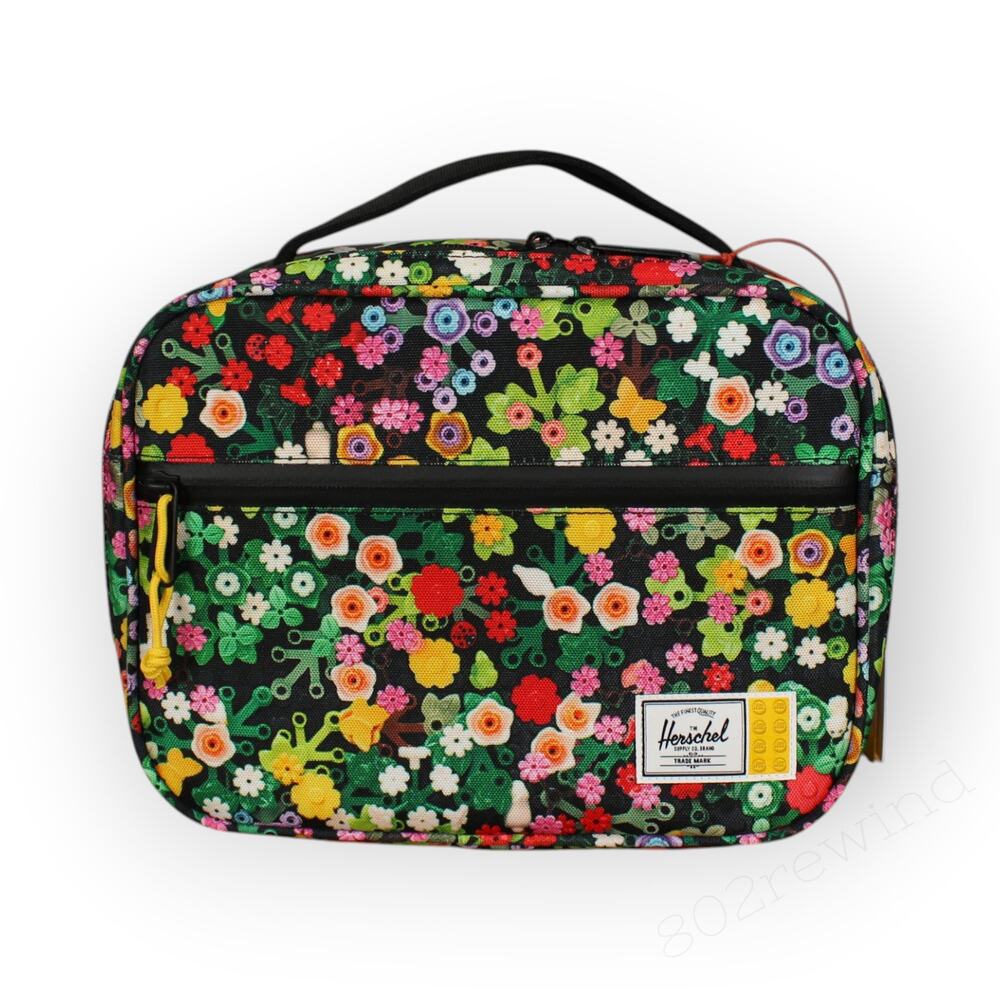 LEGO x Herschel Backpack & Lunchbox 2 Pc Bundle Scavenger Hunt Meadow Floral NEW - Picture 7 of 11